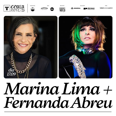 COALA FESTIVAL REÚNE MARINA LIMA E FERNANDA ABREU NO PALCO DE SUA NONA EDIÇÃO